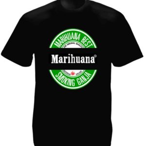 Marihuana Beer Tee-Shirt Black