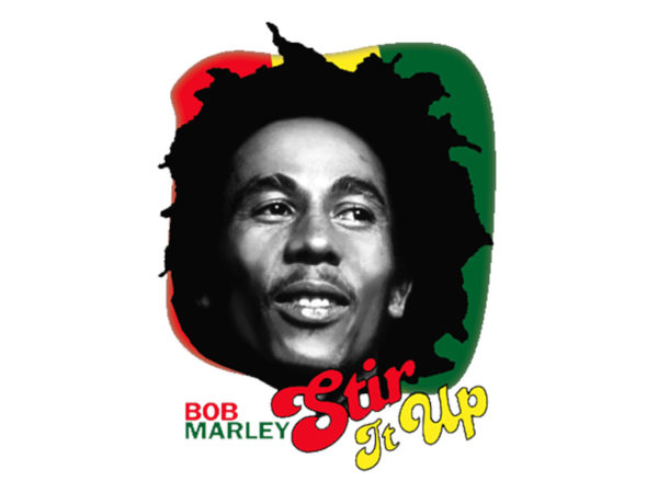 Stir It Up Bob Marley White Tee-Shirt