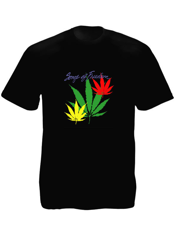 Bob Marley Songs of Freedom Black Tee-Shirt
