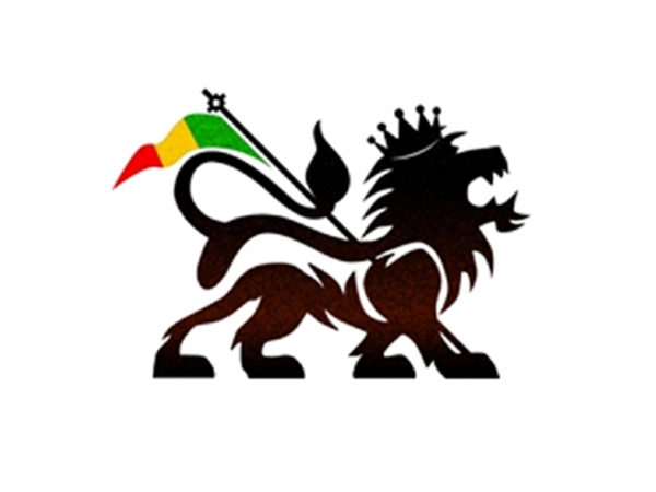 Lion of Judah Rasta Flag White Tee-Shirt