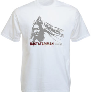 Rastafari Man White Tee-Shirt