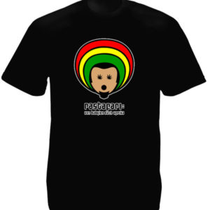 Rastafari Von Babylon Nach Afrika Black Tee-Shirt