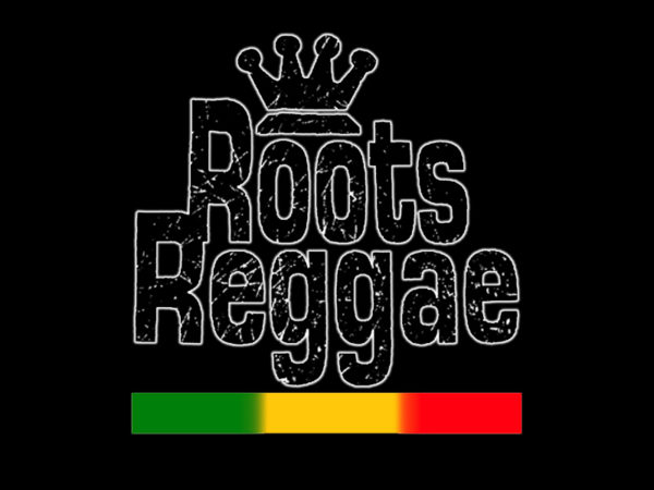 Roots Reggae Black Tee-Shirt